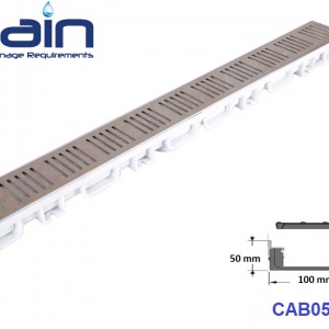 گاتر با گریتینگ استیل مدل CAB05ST