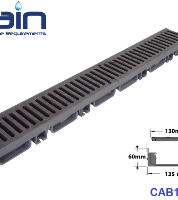 گاتر با گریتینگ پلی آمید مدل CAB10PA