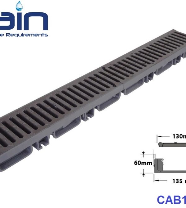 گاتر با گریتینگ پلی آمید مدل CAB10PA