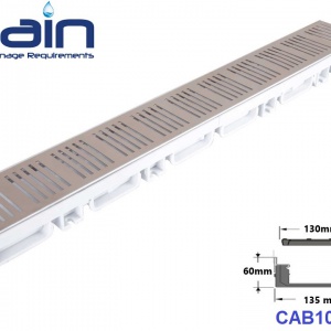 گاتر با گریتینگ استیل مدل CAB10ST