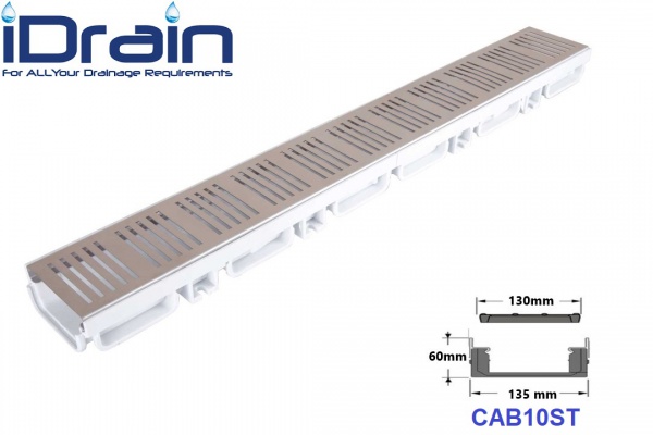 گاتر با گریتینگ استیل مدل CAB10ST