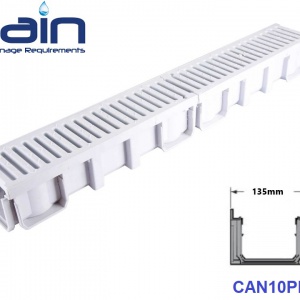 گاتر با گریتینگ پلی پروپیلن مدل CAN10PP