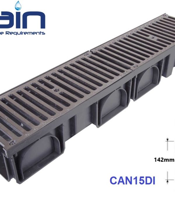 گاتر با گریتینگ چدن مدل CAN15DI