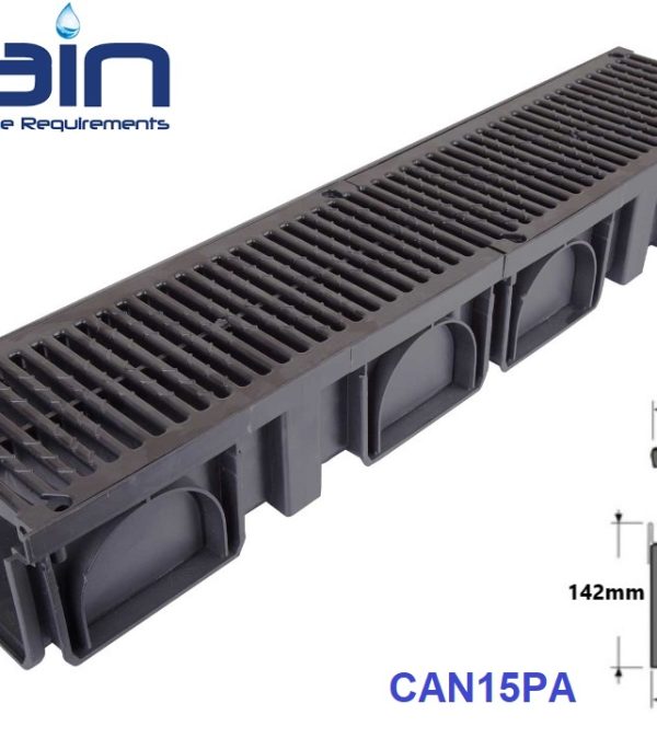 گاتر با گریتینگ پلی آمید مدل CAN15PA