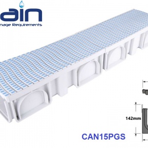 گاتر با گریل استخری مدل CAN15PGS