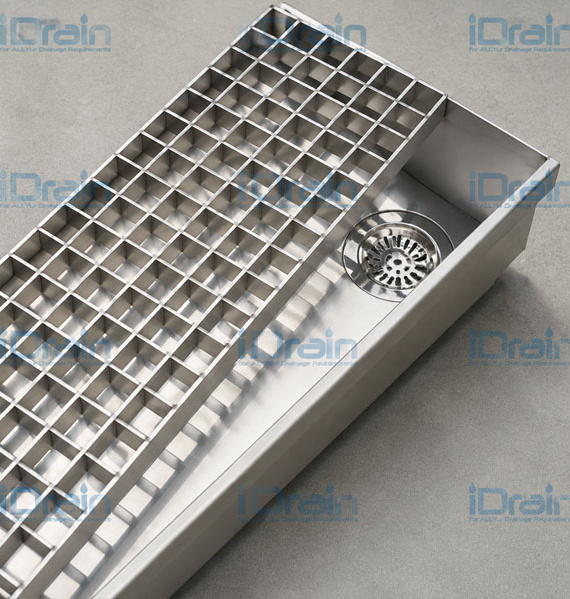 گاتر و گریتینگ استیل مشبک ۳۰۴ ضدزنگ مناسب آشپزخانه صنعتی
